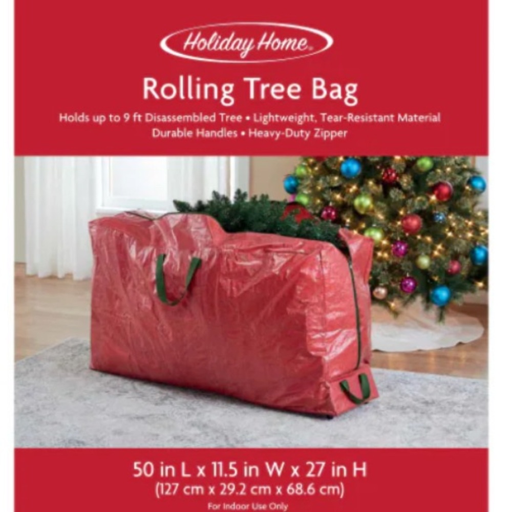 Holiday Home Rolling Christmas Tree Bag - Picture 2 of 3